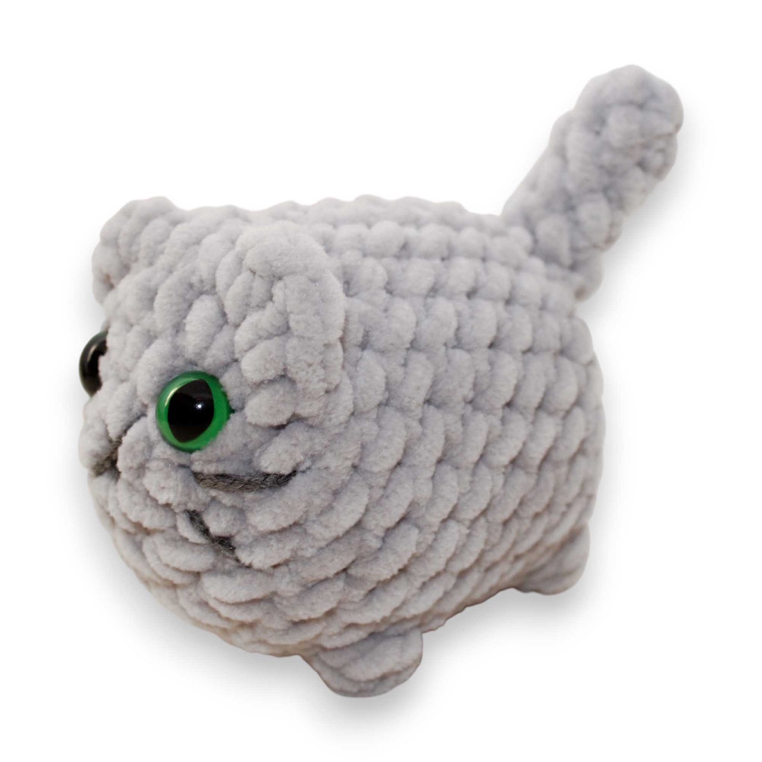 Jucarie din fir plusat - Pisica mica crosetata  - jucării și echipamente pentru copii - plușuri - figurine de pluș - Artynos.ro