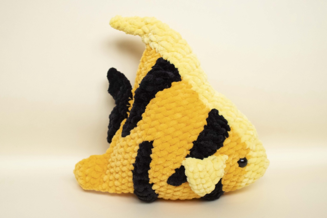 Jucarie din fir plusat - Peste - jucării și echipamente pentru copii - plușuri - figurine de pluș - Artynos.ro