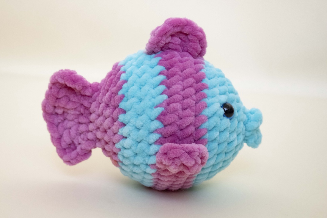 Jucarie din fir plusat - Peste - jucării și echipamente pentru copii - plușuri - figurine de pluș - Artynos.ro