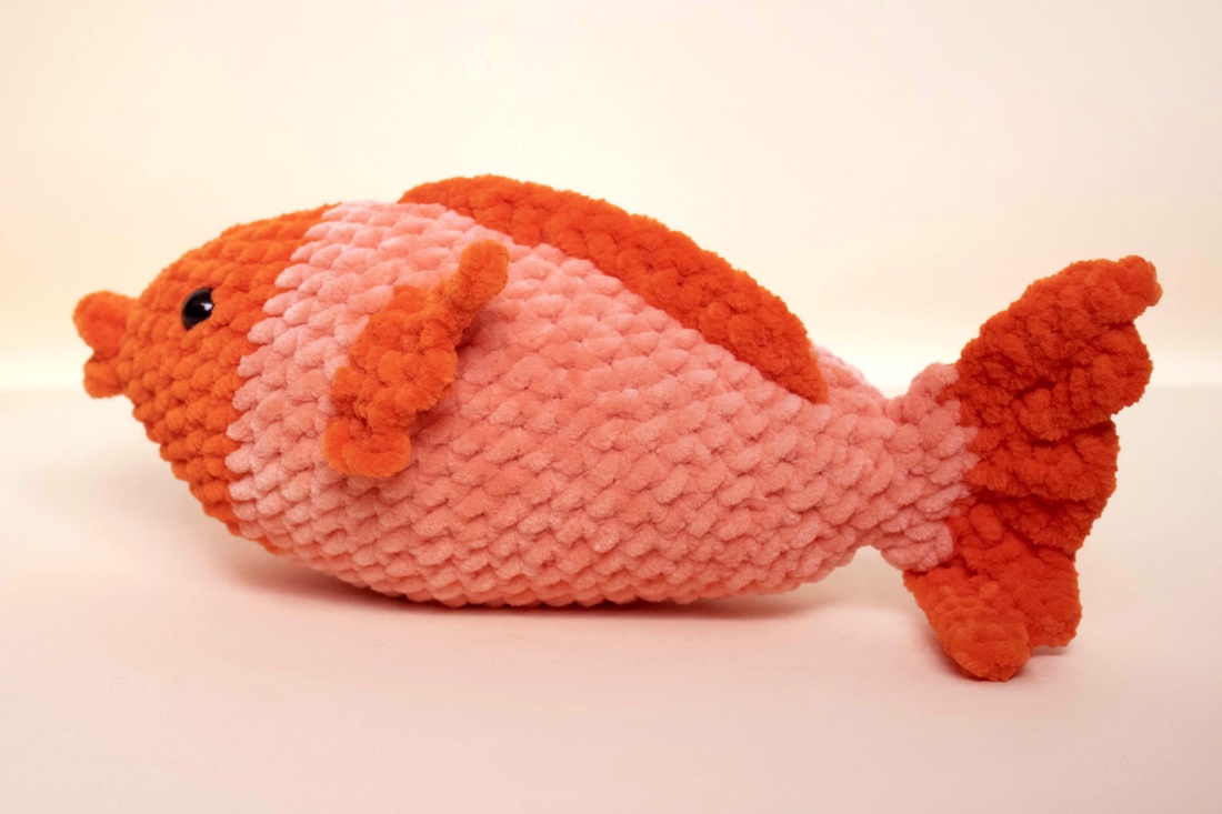 Jucarie din fir plusat - Peste - jucării și echipamente pentru copii - plușuri - figurine de pluș - Artynos.ro