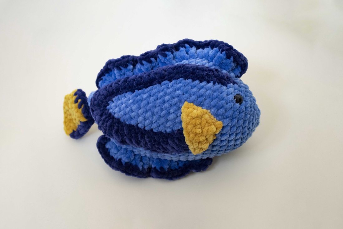 Jucarie din fir plusat - Peste - jucării și echipamente pentru copii - plușuri - figurine de pluș - Artynos.ro