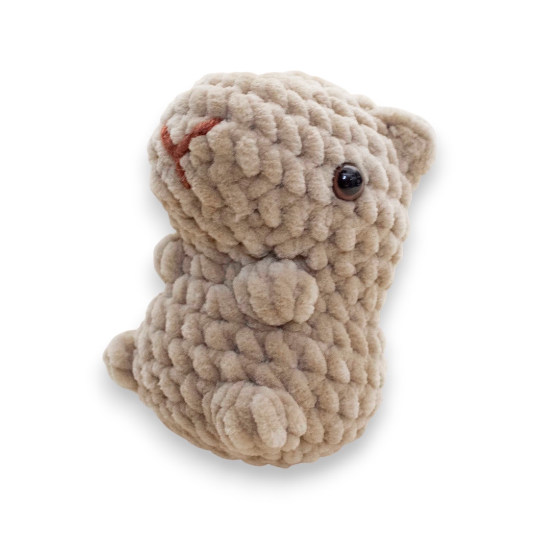 Jucarie din fir plusat - Capibara mica - jucării și echipamente pentru copii - plușuri - figurine de pluș - Artynos.ro