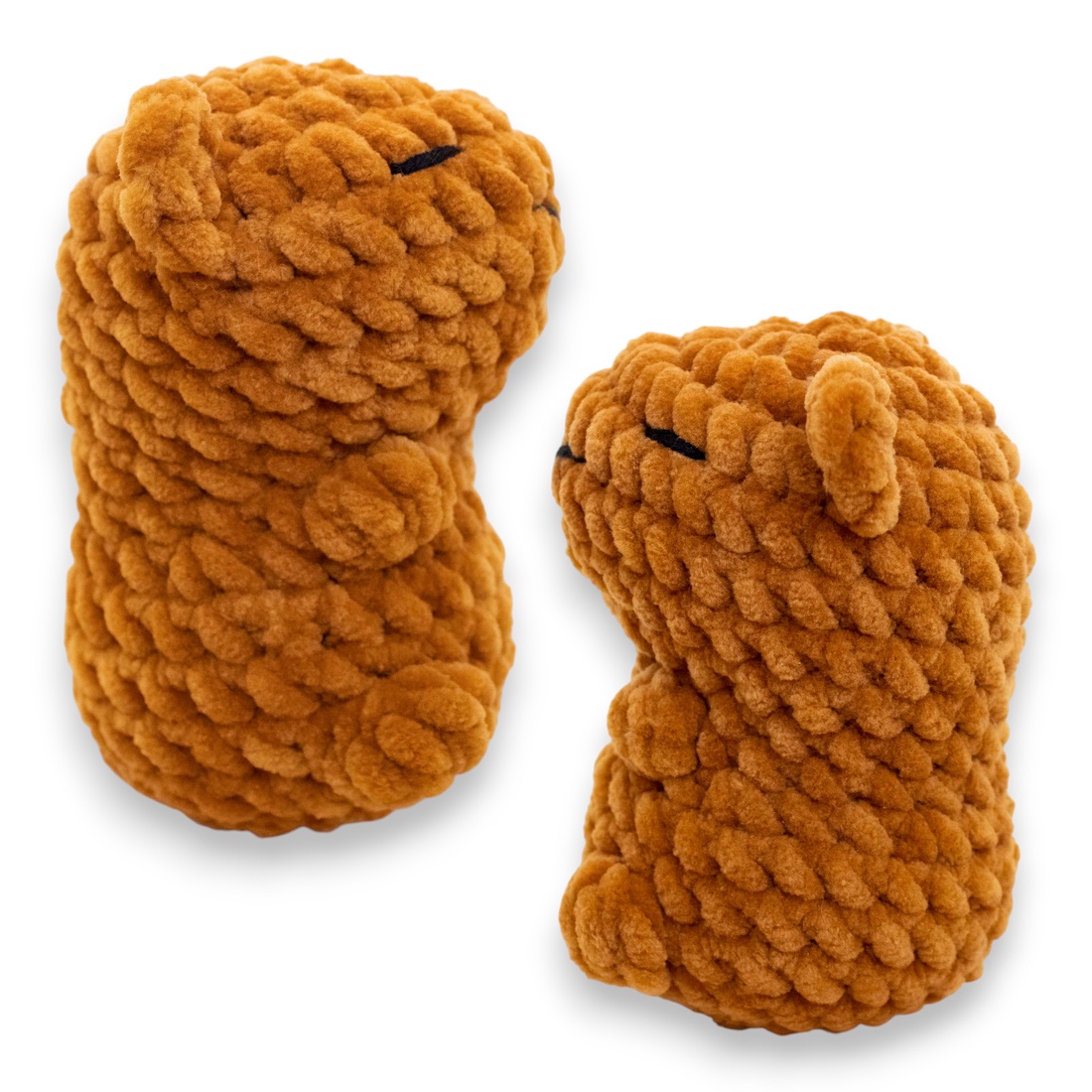 Jucarie din fir plusat - Capibara mica - jucării și echipamente pentru copii - plușuri - figurine de pluș - Artynos.ro