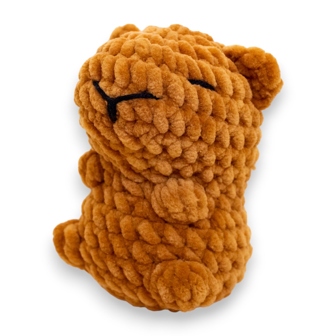 Jucarie din fir plusat - Capibara mica - jucării și echipamente pentru copii - plușuri - figurine de pluș - Artynos.ro
