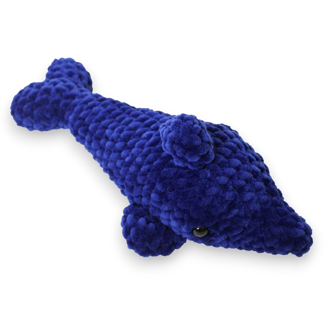 Jucarie din fir plusat - Delfin crosetat - jucării și echipamente pentru copii - plușuri - pești de pluș - Artynos.ro