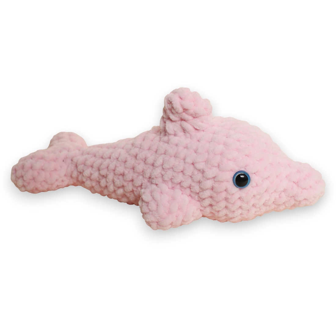 Jucarie din fir plusat - Delfin crosetat - jucării și echipamente pentru copii - plușuri - figurine de pluș - Artynos.ro