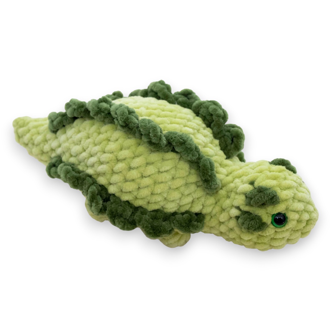 Jucarie din fir plusat - Dinozaur crosetat - jucării și echipamente pentru copii - plușuri - figurine de pluș - Artynos.ro