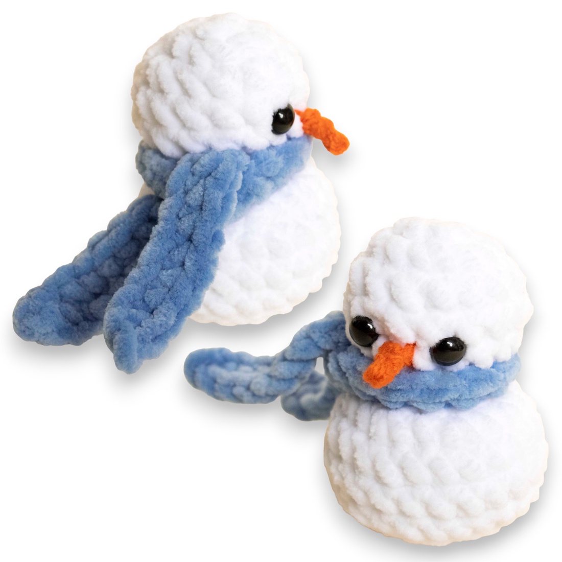 Jucarie din fir plusat - Om de zapada mic - jucării și echipamente pentru copii - plușuri - figurine de pluș - Artynos.ro