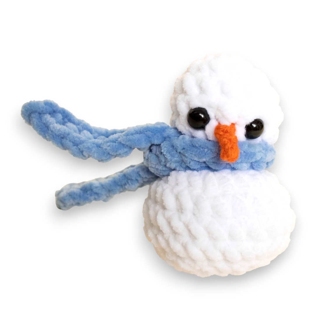 Jucarie din fir plusat - Om de zapada mic - jucării și echipamente pentru copii - plușuri - figurine de pluș - Artynos.ro