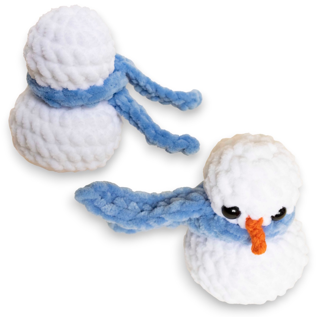 Jucarie din fir plusat - Om de zapada mic - jucării și echipamente pentru copii - plușuri - figurine de pluș - Artynos.ro
