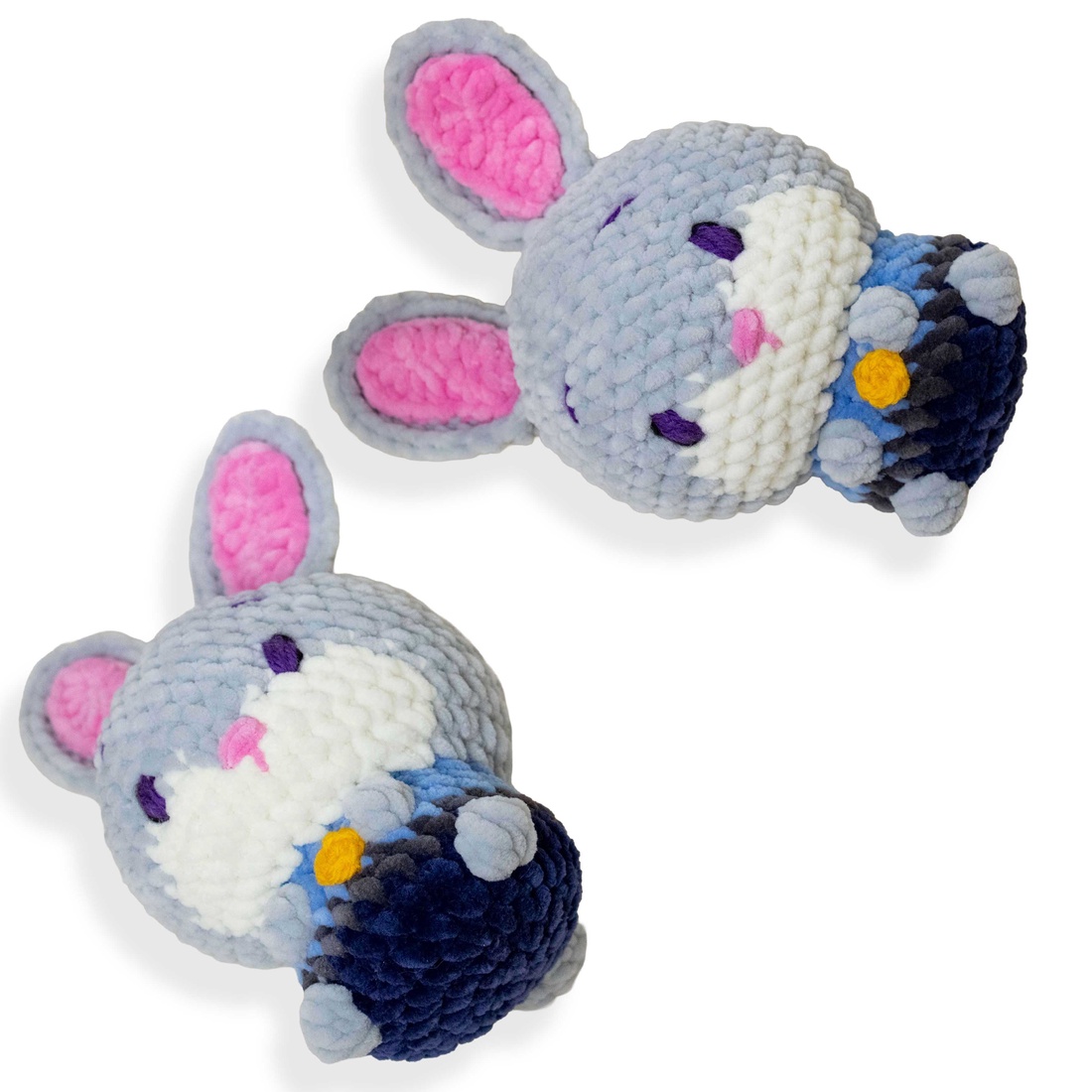 Jucarie din fir plusat - Judy (Zootopia) crosetata - jucării și echipamente pentru copii - plușuri - figurine de pluș - Artynos.ro