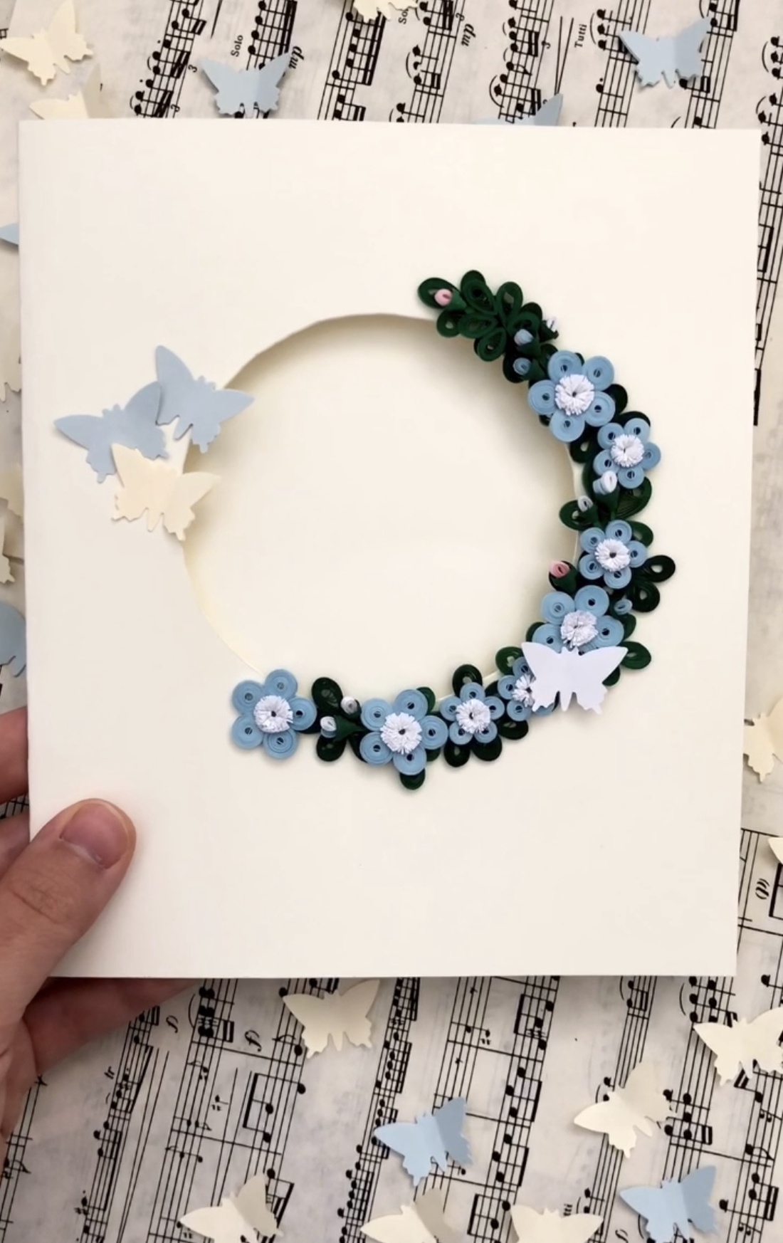 Felicitare Quilling Coroniță Florală - casă & stil de viață - papetărie de hârtie - invitații, felicitări - Artynos.ro Felicitare Quilling Coroniță Florală - casă & stil de viață - papetărie de hârtie - invitații, felicitări - Artynos.ro