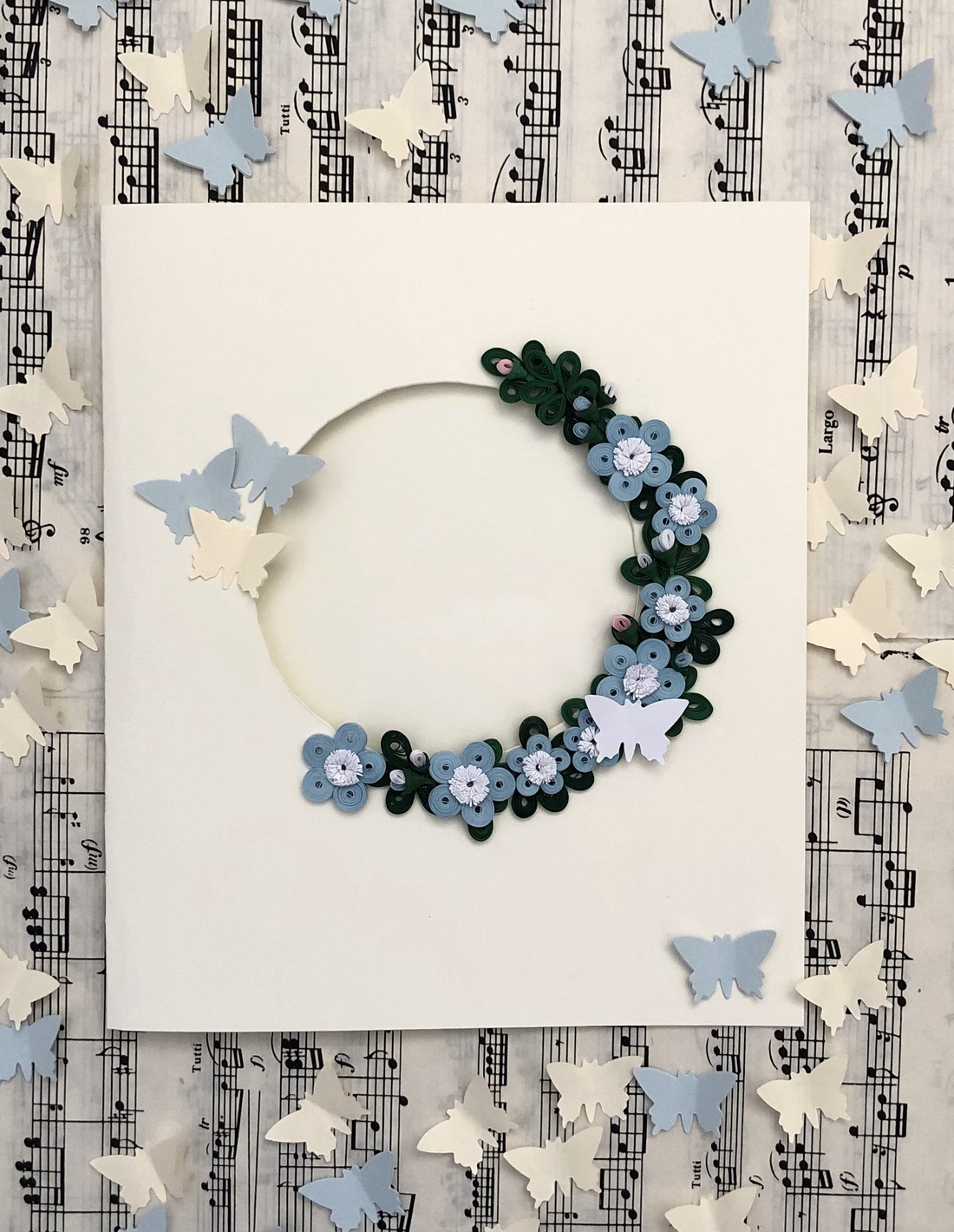 Felicitare Quilling Coroniță Florală - casă & stil de viață - papetărie de hârtie - invitații, felicitări - Artynos.ro Felicitare Quilling Coroniță Florală - casă & stil de viață - papetărie de hârtie - invitații, felicitări - Artynos.ro