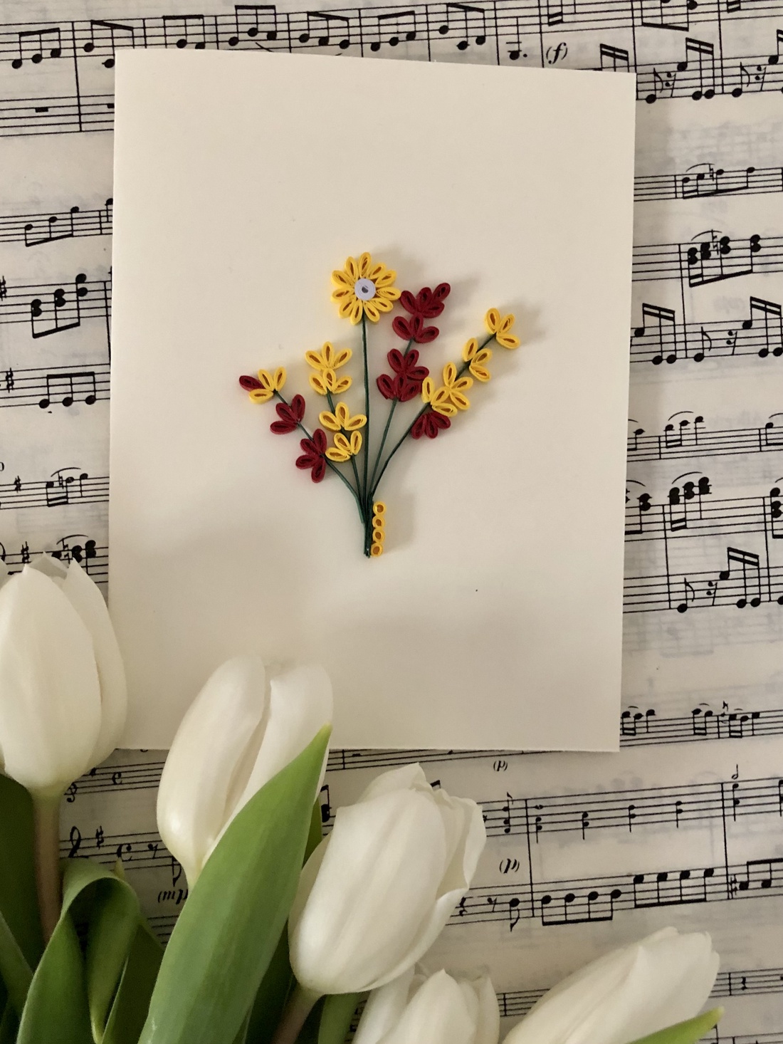 Felicitare Quilling Minimalistă - casă & stil de viață - papetărie de hârtie - invitații, felicitări - Artynos.ro Felicitare Quilling Minimalistă - casă & stil de viață - papetărie de hârtie - invitații, felicitări - Artynos.ro