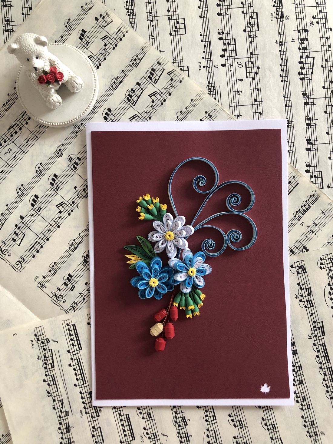 Felicitare Quilling Simfonie - casă & stil de viață - papetărie de hârtie - invitații, felicitări - Artynos.ro Felicitare Quilling Simfonie - casă & stil de viață - papetărie de hârtie - invitații, felicitări - Artynos.ro