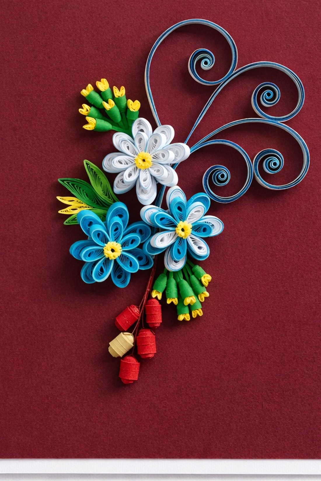 Felicitare Quilling Poveste - casă & stil de viață - produse de papetărie - invitații, felicitări - Artynos.ro