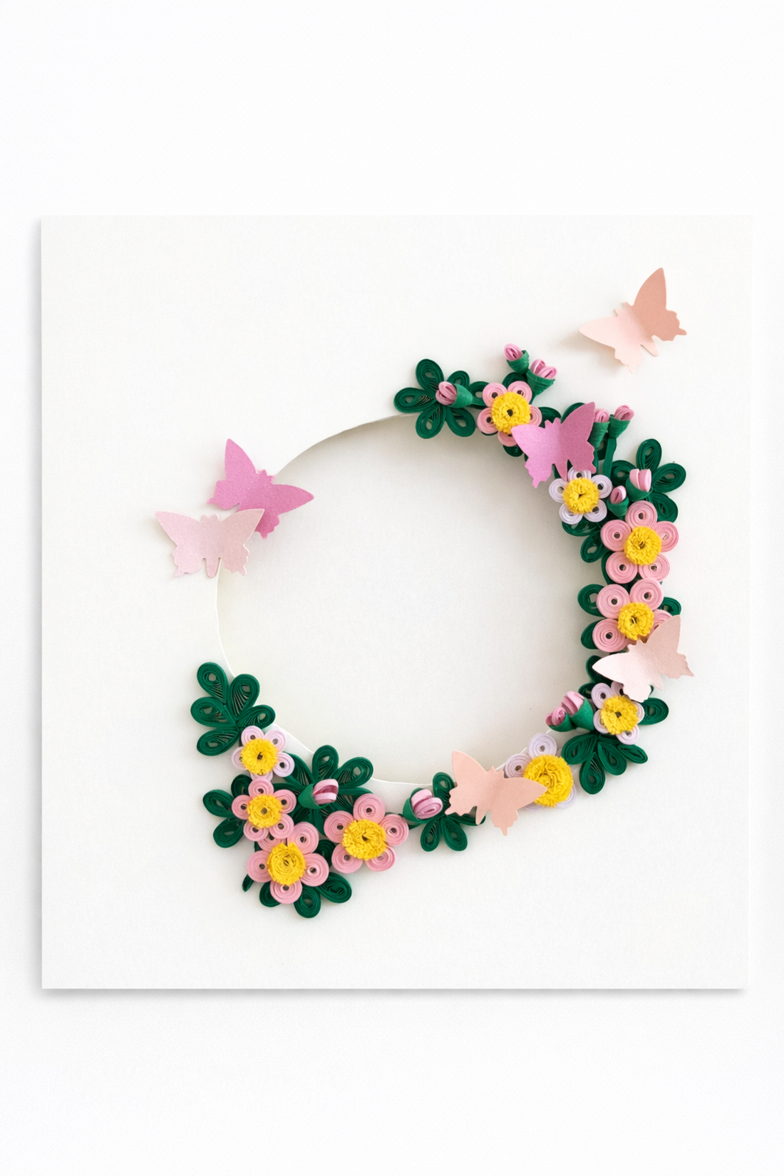 Felicitare Quilling Armonie florală - casă & stil de viață - produse de papetărie - invitații, felicitări - Artynos.ro