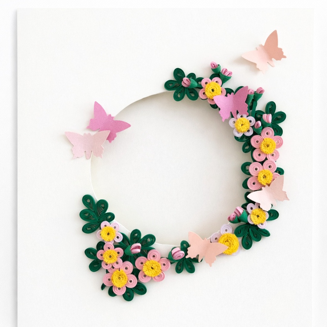 Felicitare Quilling Armonie florală - casă & stil de viață - produse de papetărie - invitații, felicitări - Artynos.ro