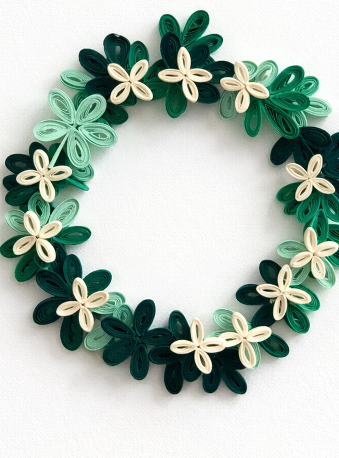 Felicitare Quilling Coroniță Florală - casă & stil de viață - produse de papetărie - invitații, felicitări - Artynos.ro