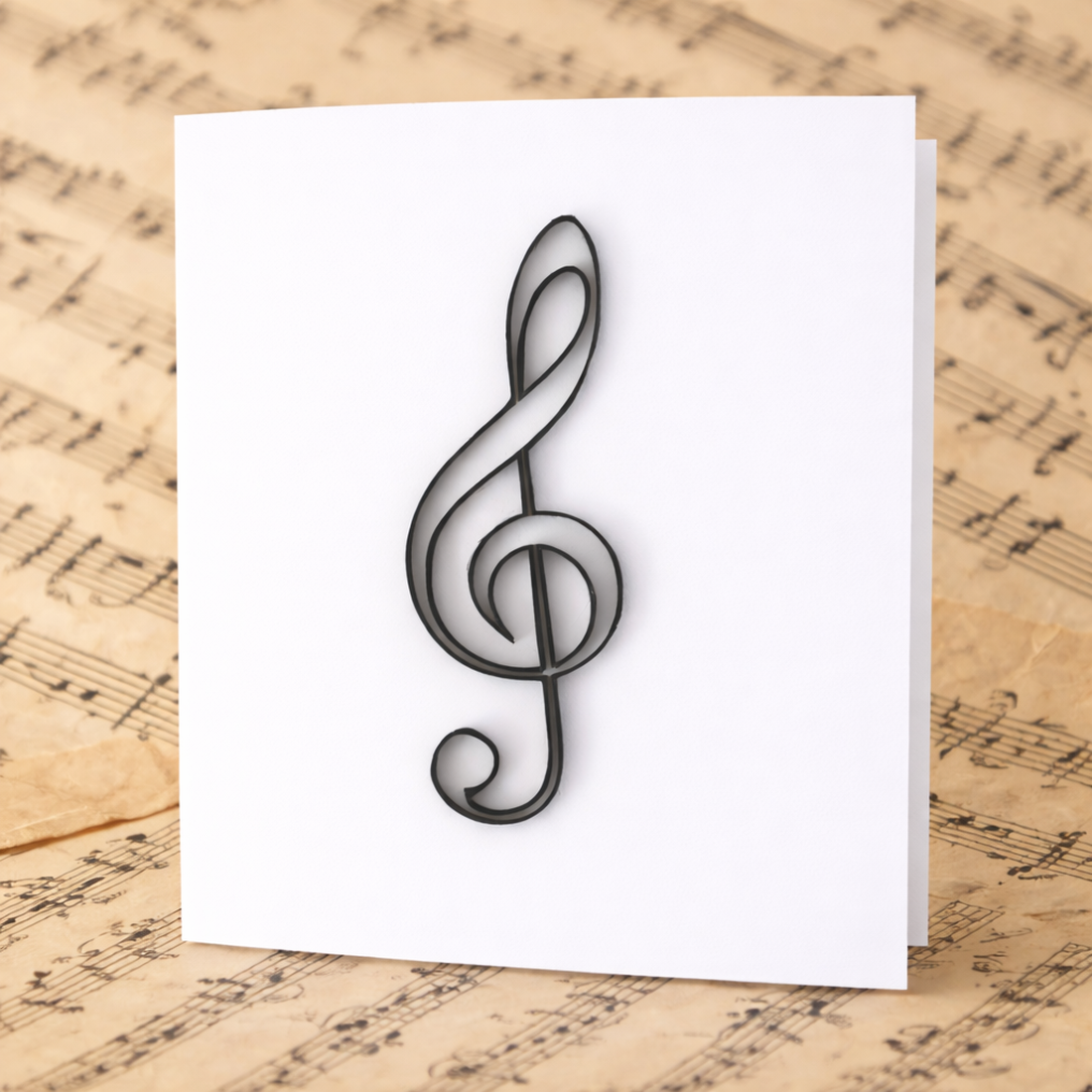 Felicitare Quilling Cheia Sol - casă & stil de viață - produse de papetărie - invitații, felicitări - Artynos.ro