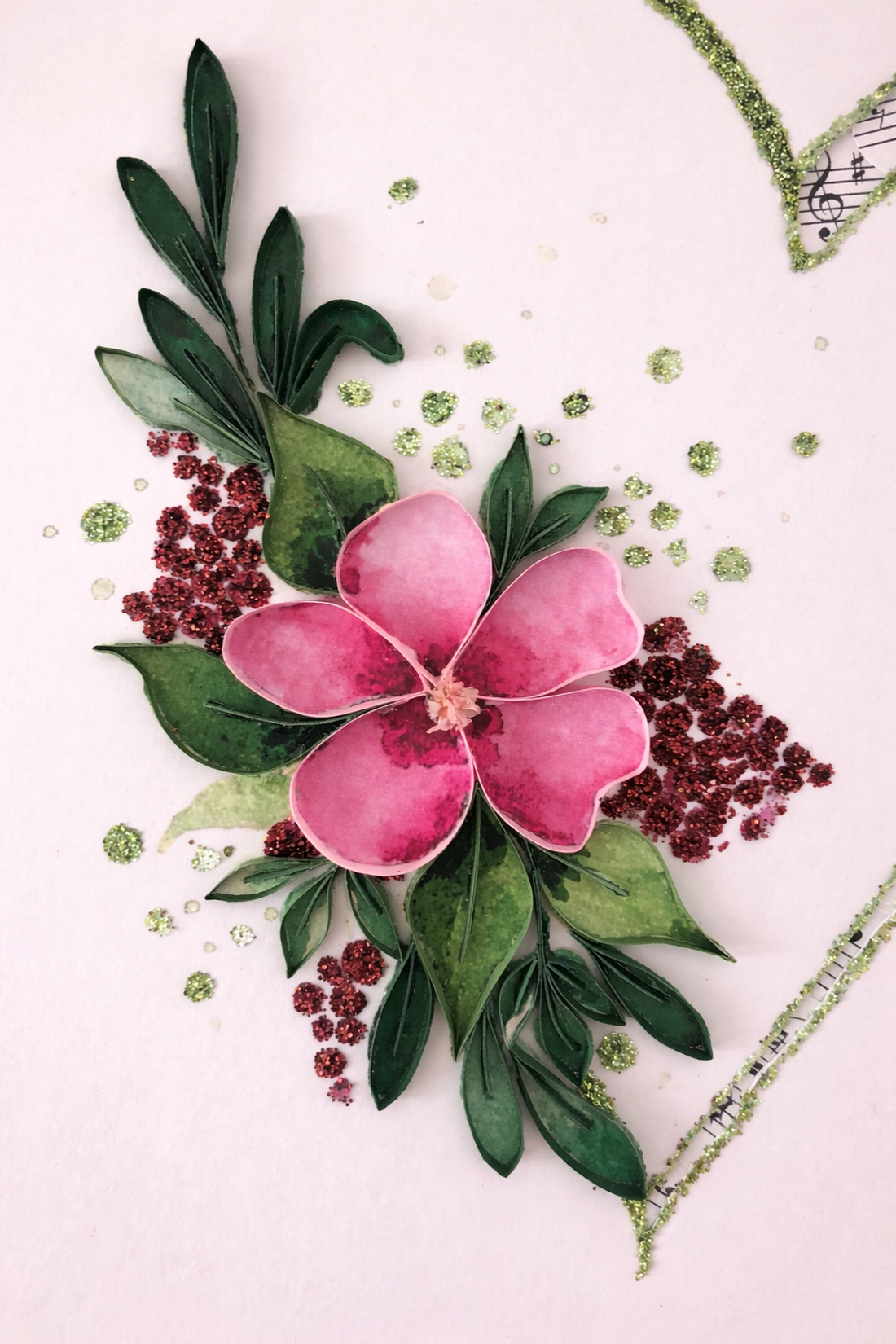 Lucrare Quilling - Cantabile - casă & stil de viață - echipament pentru camera copiilor - tablouri de cameră pentru copii - Artynos.ro