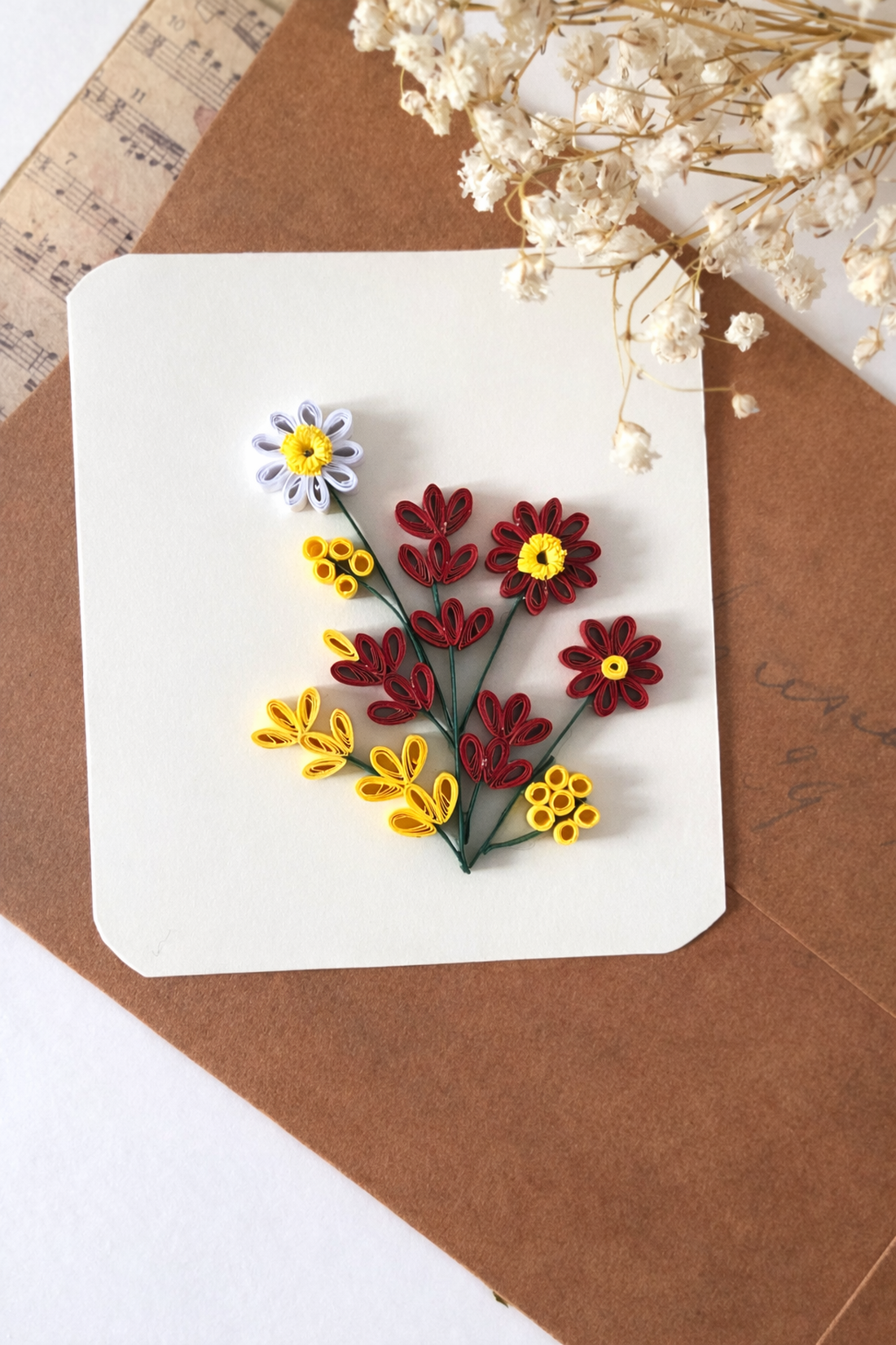 Mini-cartonașe - Primăvară în miniatură - set 2 bucăți - casă & stil de viață - produse de papetărie - cărți poștale - Artynos.ro