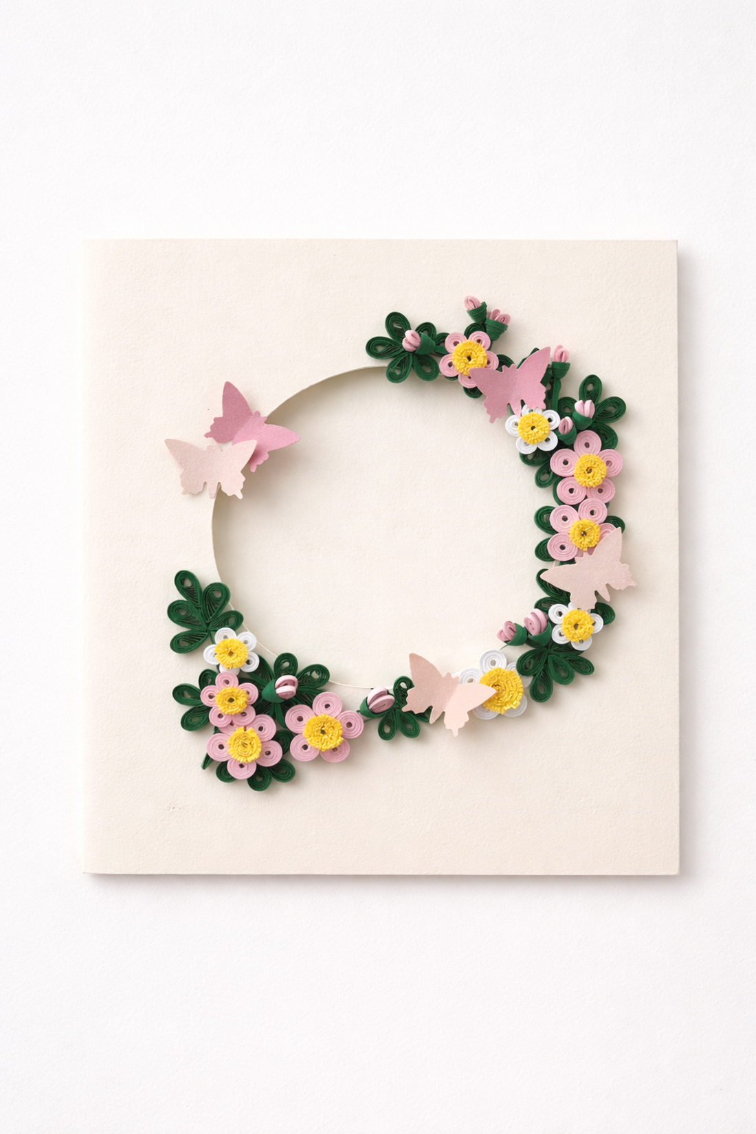 Felicitare Quilling Armonie florală - casă & stil de viață - produse de papetărie - invitații, felicitări - Artynos.ro