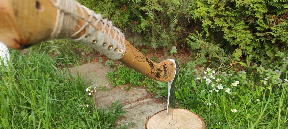 Topor Lupul Dacic - casă & stil de viață - accesorii pentru casă și grădină - decorațiuni exterioare și de grădină - Artynos.ro Topor Lupul Dacic - casă & stil de viață - accesorii pentru casă și grădină - decorațiuni exterioare și de grădină - Artynos.ro