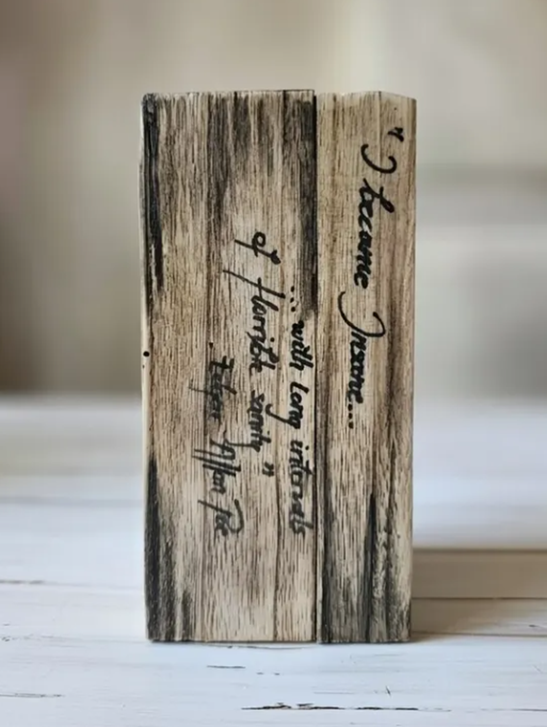 Cutie pentru plicuri ceai - Edgar Allan Poe - casă & stil de viață - echipamente de bucătărie - accesorii de depozitare  - cutie ceai și cafea - Artynos.ro