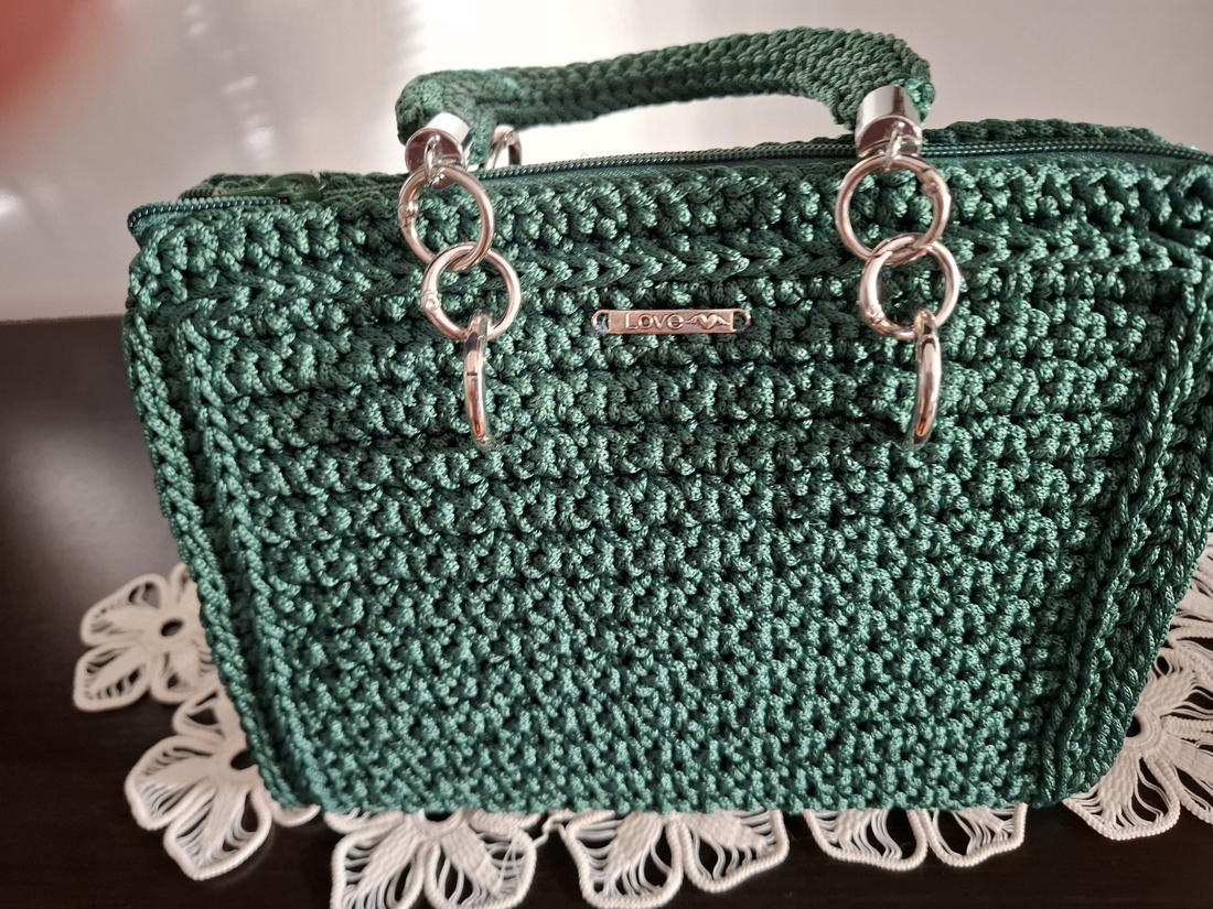 Geanta crosetata - genți și portofele - genți de mână și umăr - geantă crossbody - Artynos.ro