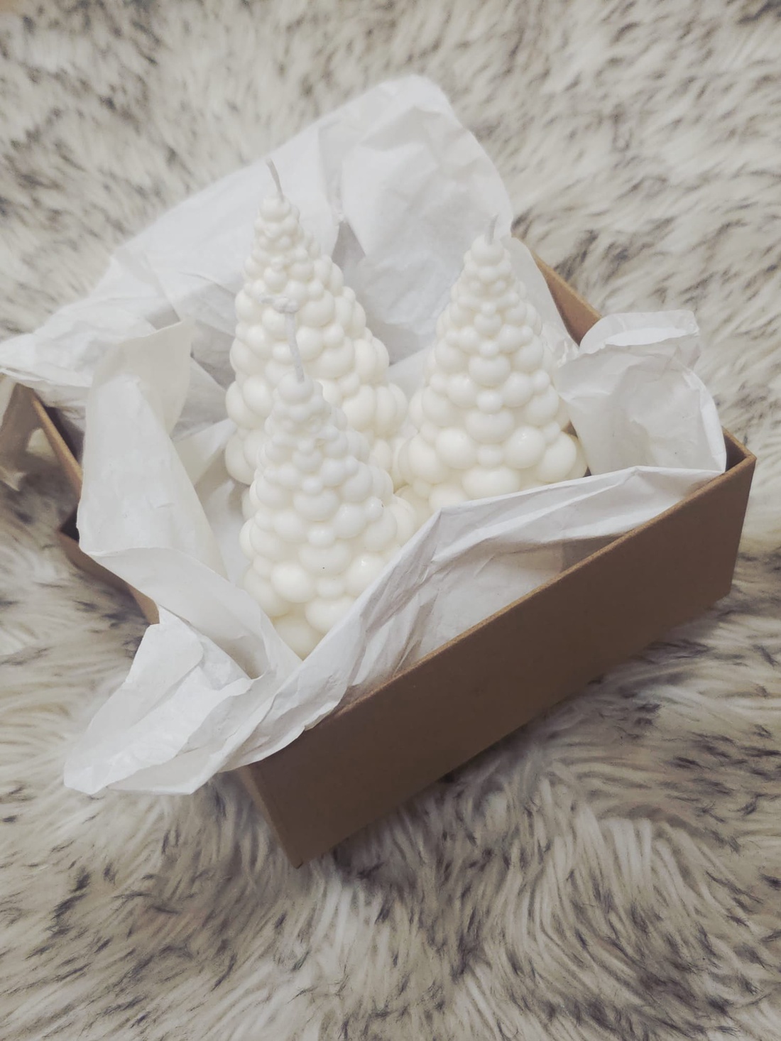 Lumanare parfumata brad decorativ - crăciun - decorațiuni de crăciun de casă - lumânări parfumate de crăciun - Artynos.ro