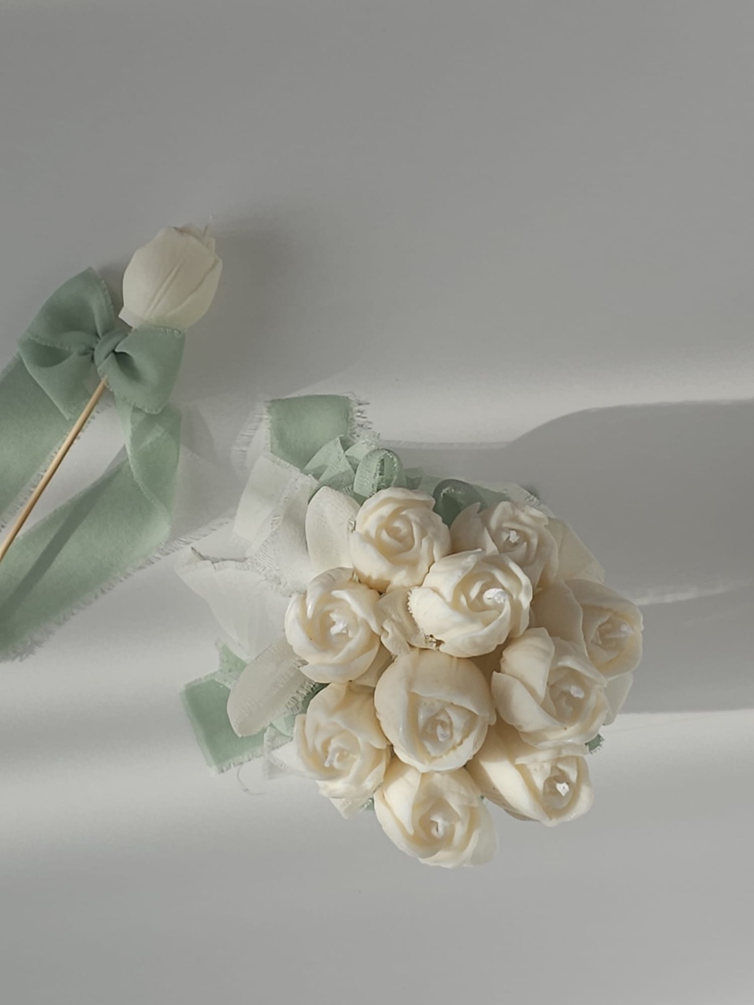 TULIP CANDLE - Set cu 6 lumanari decorative din ceara de soia 100%, parfumate cu aroma Orange - casă & stil de viață - lumânări, parfumuri, arome - lumânări artizanale - Artynos.ro