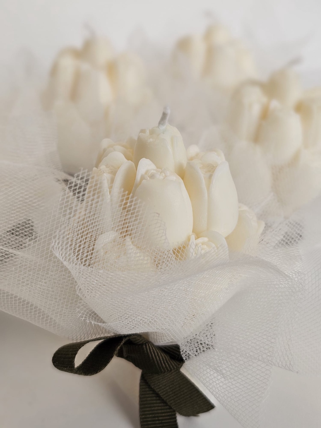 TULIP BOUQUET -  lumanare decorativa din ceara de soia 100%, parfumate cu aroma Orange - casă & stil de viață - lumânări, parfumuri, arome - lumânări artizanale - Artynos.ro