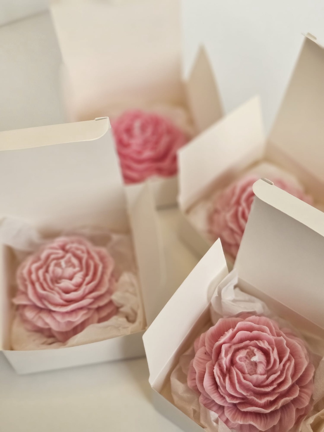 ROSE BOX - lumanare decorativa din ceara de soia 100%, parfumate cu aroma Orange - casă & stil de viață - lumânări, parfumuri, arome - lumânări artizanale - Artynos.ro