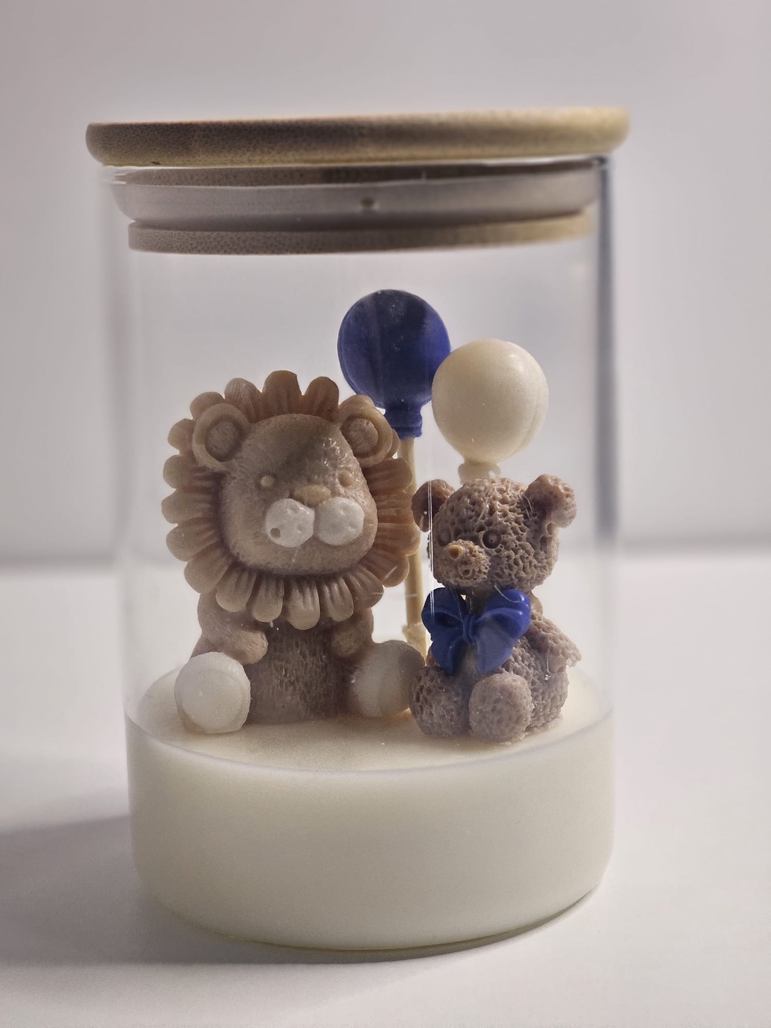 BALOON DUO - lumanare decorative din ceara de soia 100%, parfumate cu aroma Orange - casă & stil de viață - lumânări, parfumuri, arome - lumânări artizanale - Artynos.ro