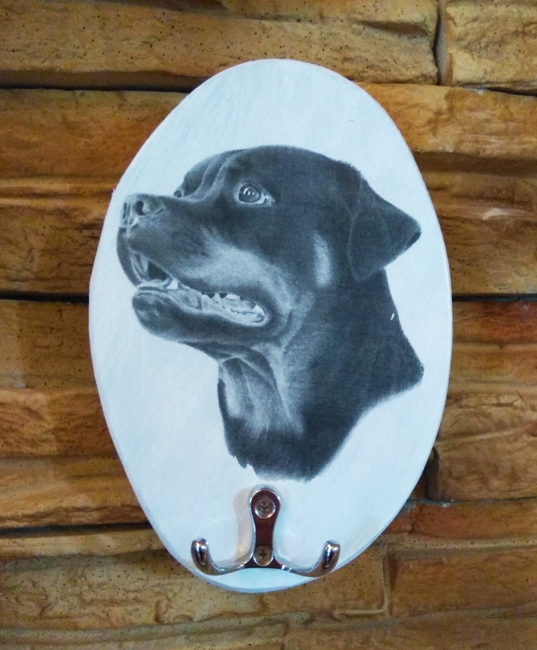 Suport de perete pentru lesă cu câine Rottweiler - casă & stil de viață - accesorii pentru decorat casa - decorațiuni de pereți, decorațiuni suspendate - suport pentru chei - Artynos.ro Suport de perete pentru lesă cu câine Rottweiler - casă & stil de viață - accesorii pentru decorat casa - decorațiuni de pereți, decorațiuni suspendate - suport pentru chei - Artynos.ro