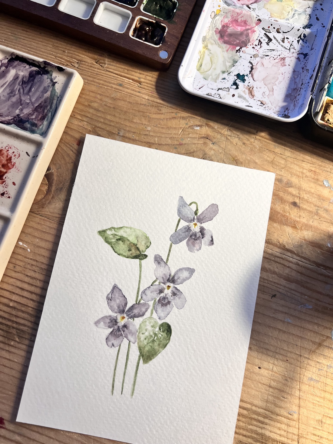 pictură originală în acuarelă de floare - arte vizuale și accesorii  - picturi - acuarele picturi - Artynos.ro