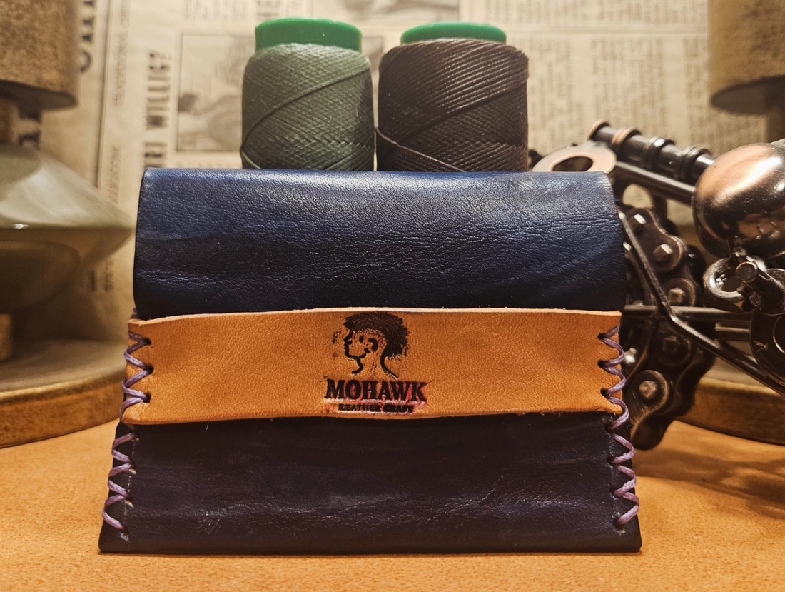 Minimalist Handmade Leather Wallet - genți și portofele - portofele, huse, suporturi - portofele - portofel bărbați - Artynos.ro