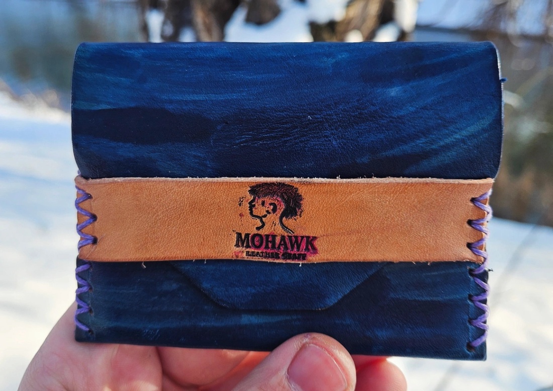 Minimalist Handmade Leather Wallet - genți și portofele - portofele, huse, suporturi - portofele - portofel bărbați - Artynos.ro