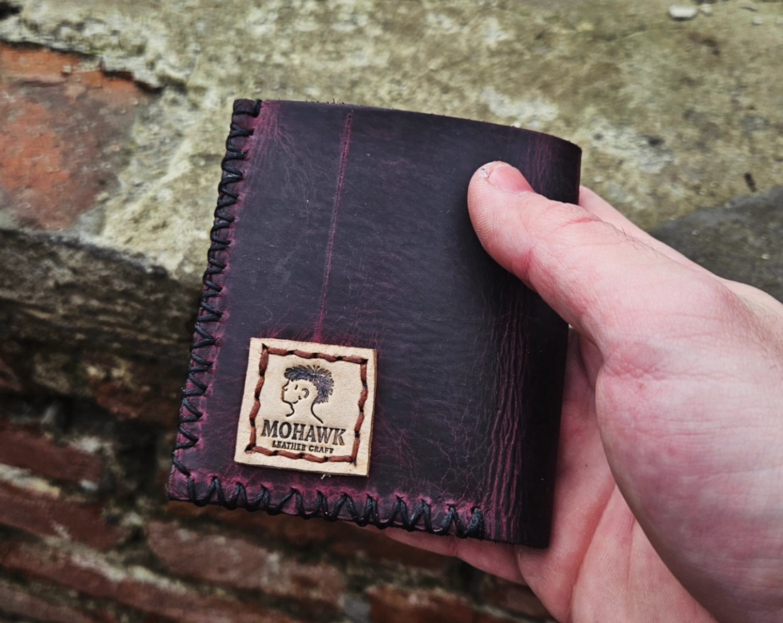 Bifold Minimalist Leather Wallet - genți și portofele - portofele, huse, suporturi - portofele - portofel bărbați - Artynos.ro