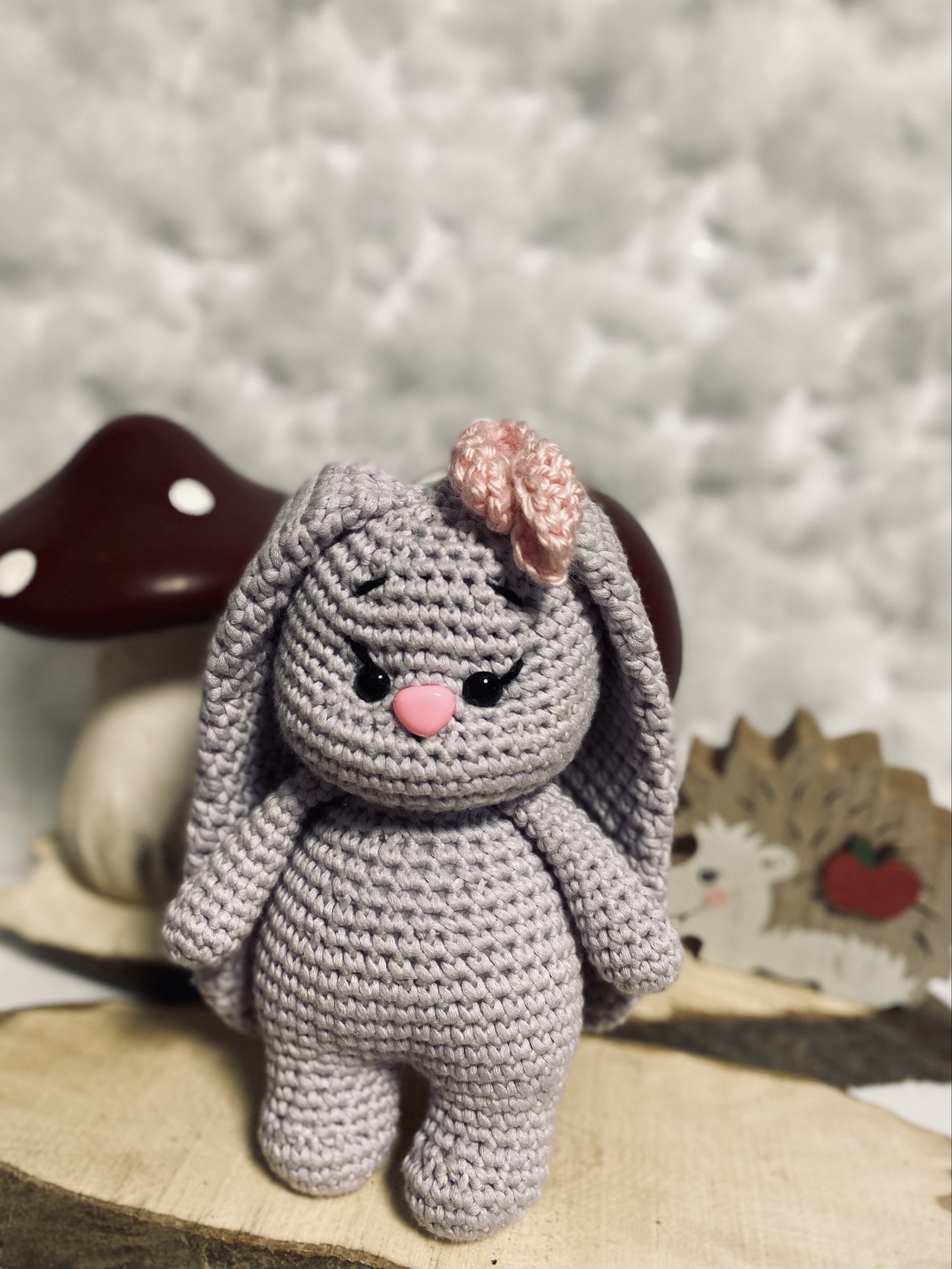 iepuraș amigurumi - jucării și echipamente pentru copii - plușuri - iepure de pluș - Artynos.ro