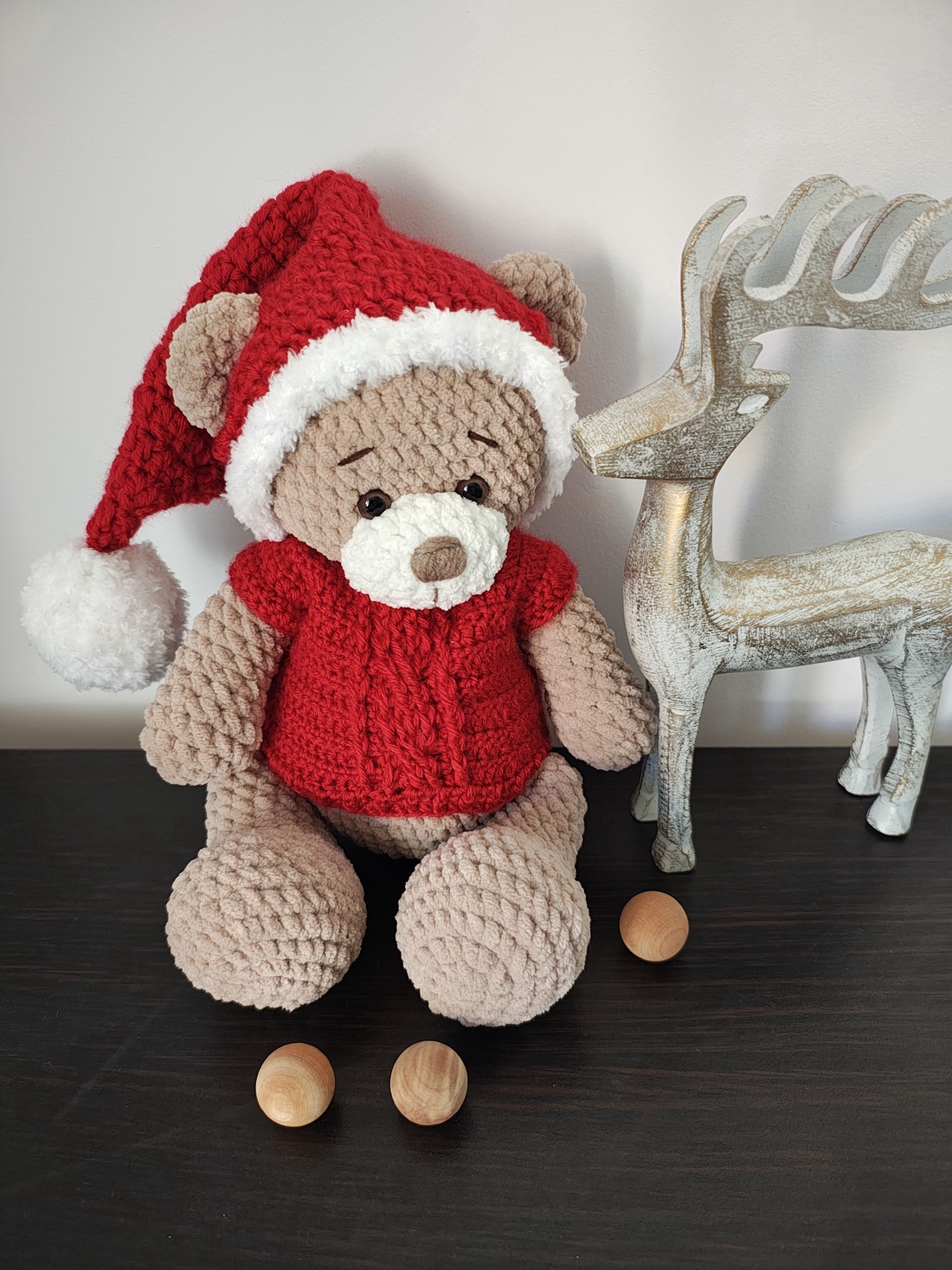 Ursuleț crosetat - jucării și echipamente pentru copii - jucării și accesorii pentru copii - păpuși de joacă - Artynos.ro