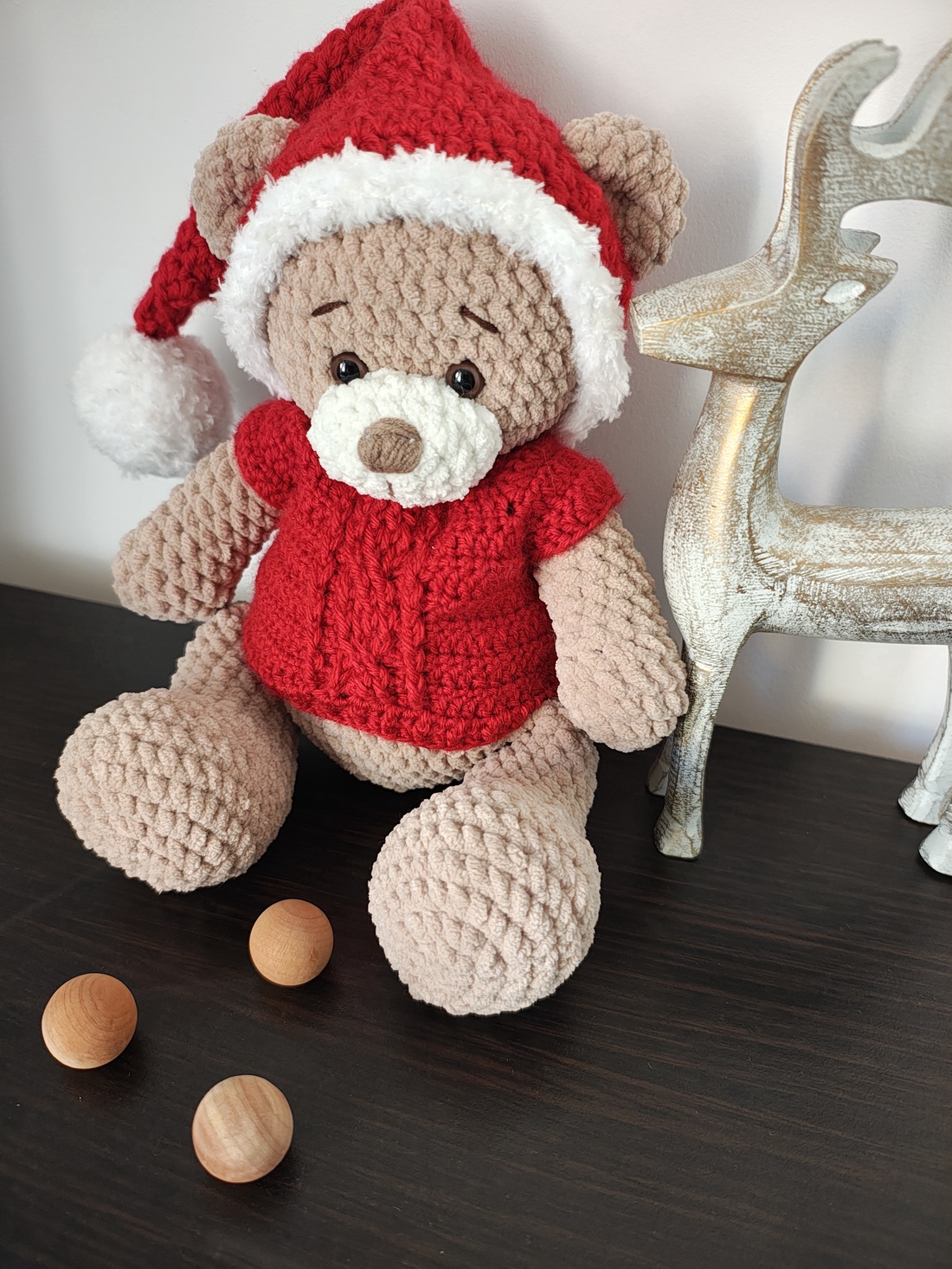 Ursuleț crosetat - jucării și echipamente pentru copii - jucării și accesorii pentru copii - păpuși de joacă - Artynos.ro