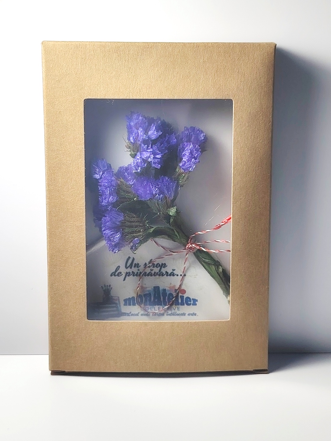 Mărțișor buchețel flori uscate - bijuterii - mărțișor - Artynos.ro