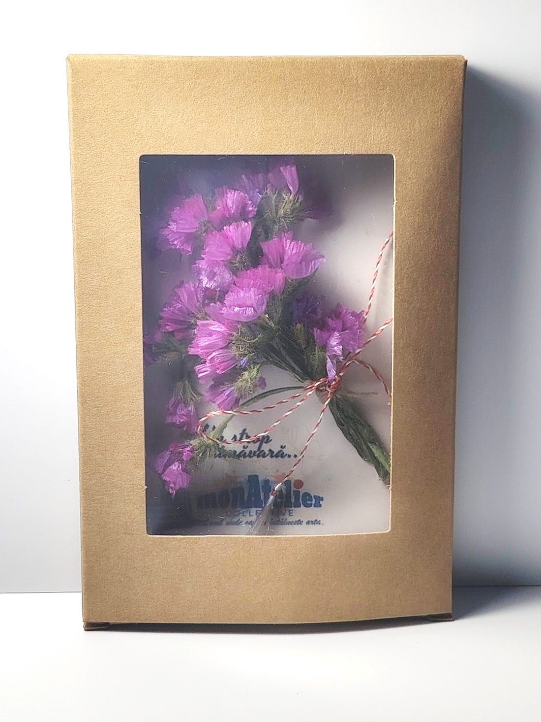 Mărțișor buchețel flori uscate - bijuterii - mărțișor - Artynos.ro