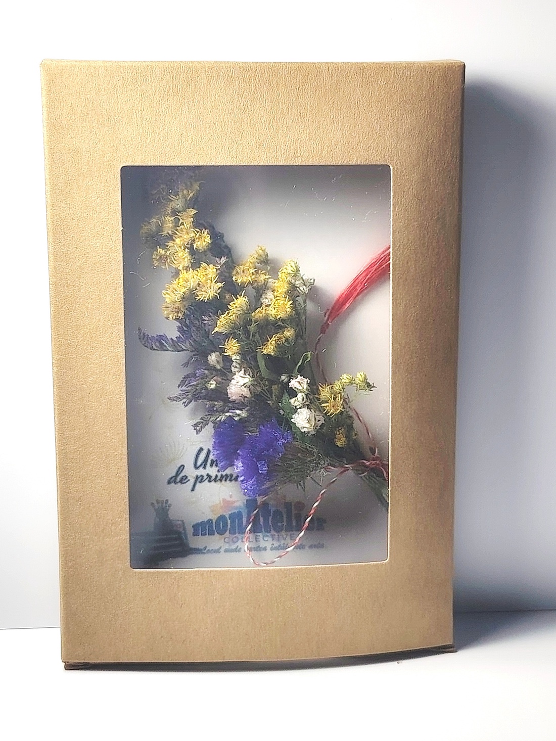 Mărțișor buchețel flori uscate - bijuterii - mărțișor - Artynos.ro