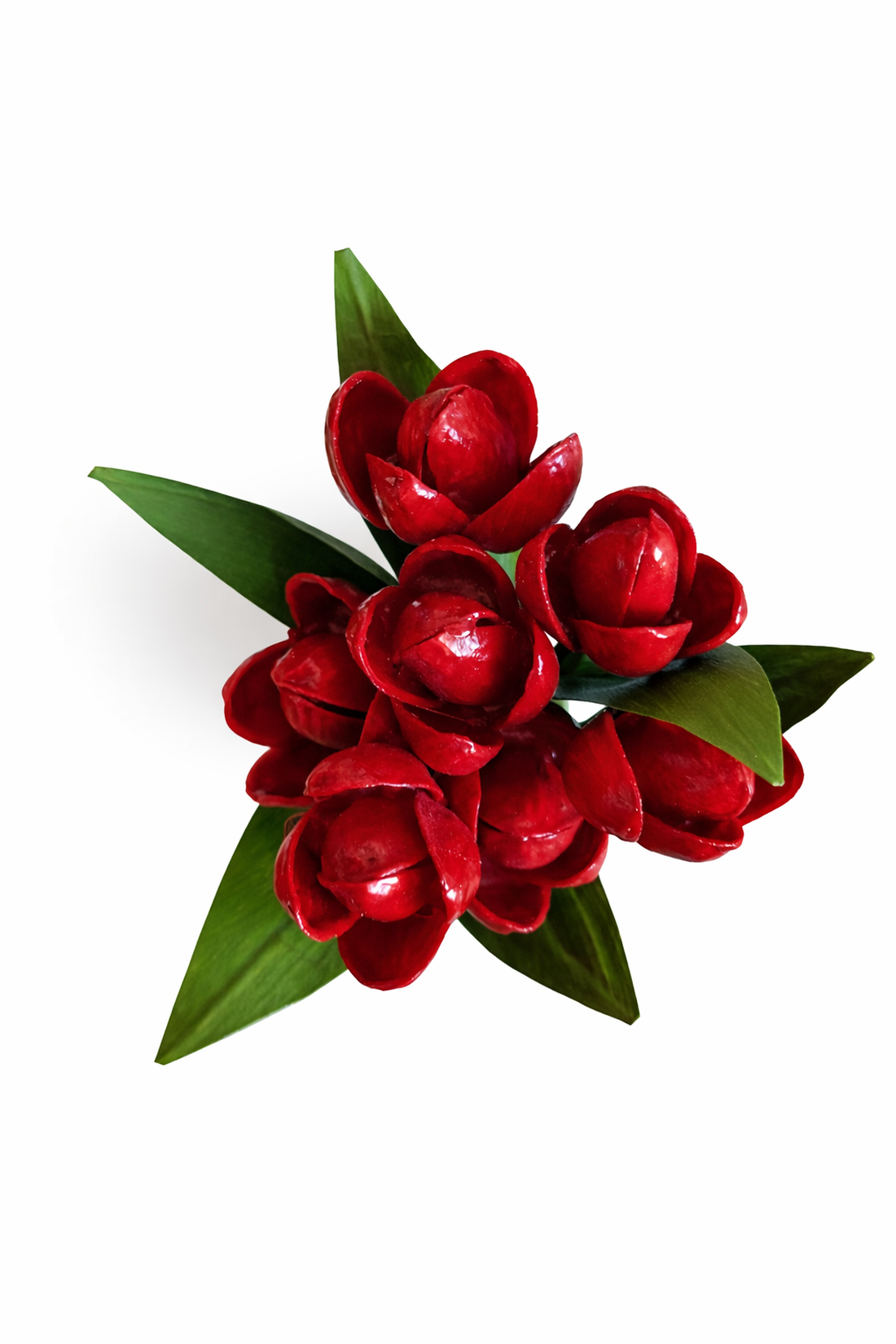 Buchet lalele handmade decor floral elegant cadou special - casă & stil de viață - decorațiuni de casă - accesorii florale - vaze - Artynos.ro