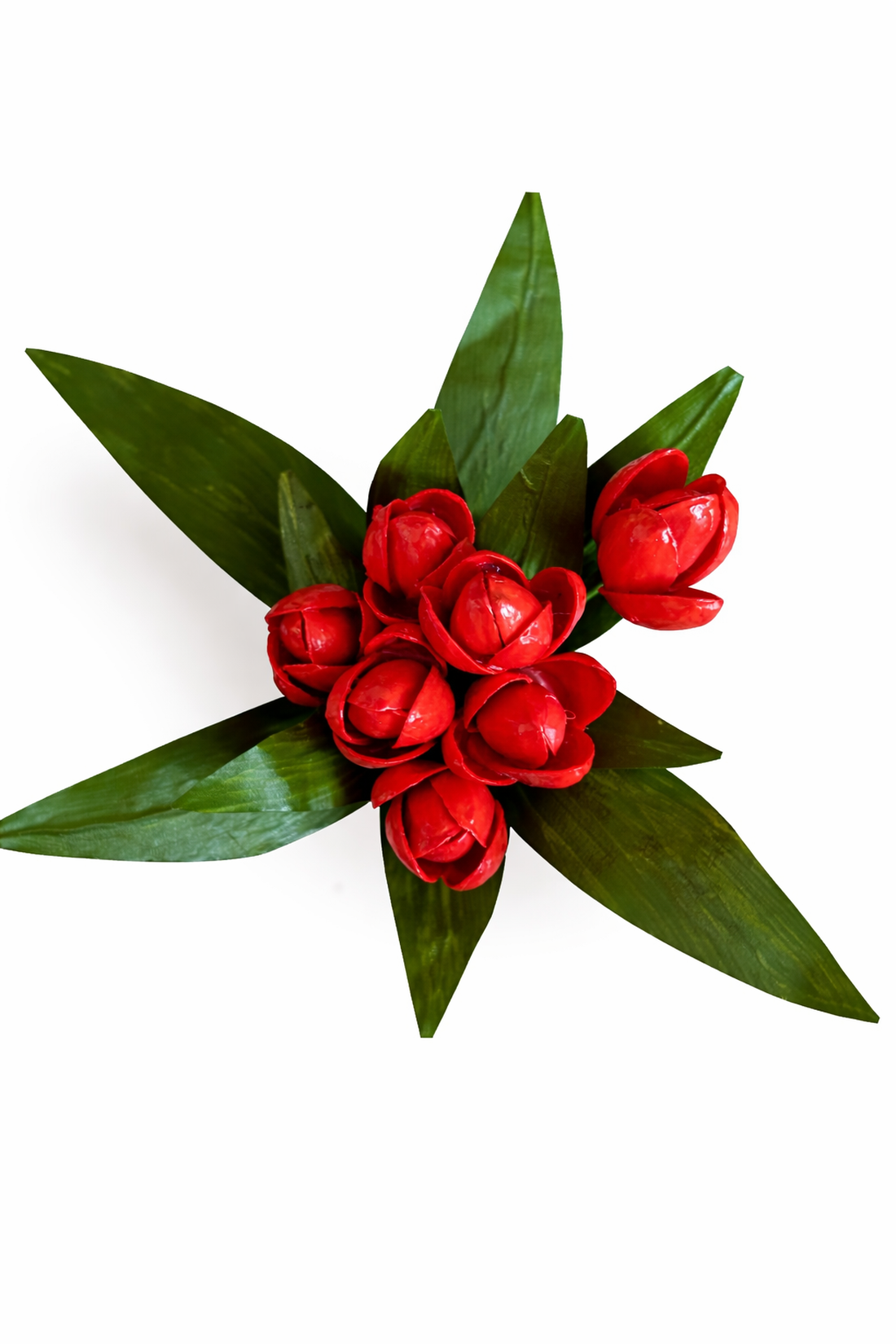 Buchet lalele decorative handmade cadou deosebit decor casa - casă & stil de viață - decorațiuni de casă - accesorii florale - buchete de flori - Artynos.ro