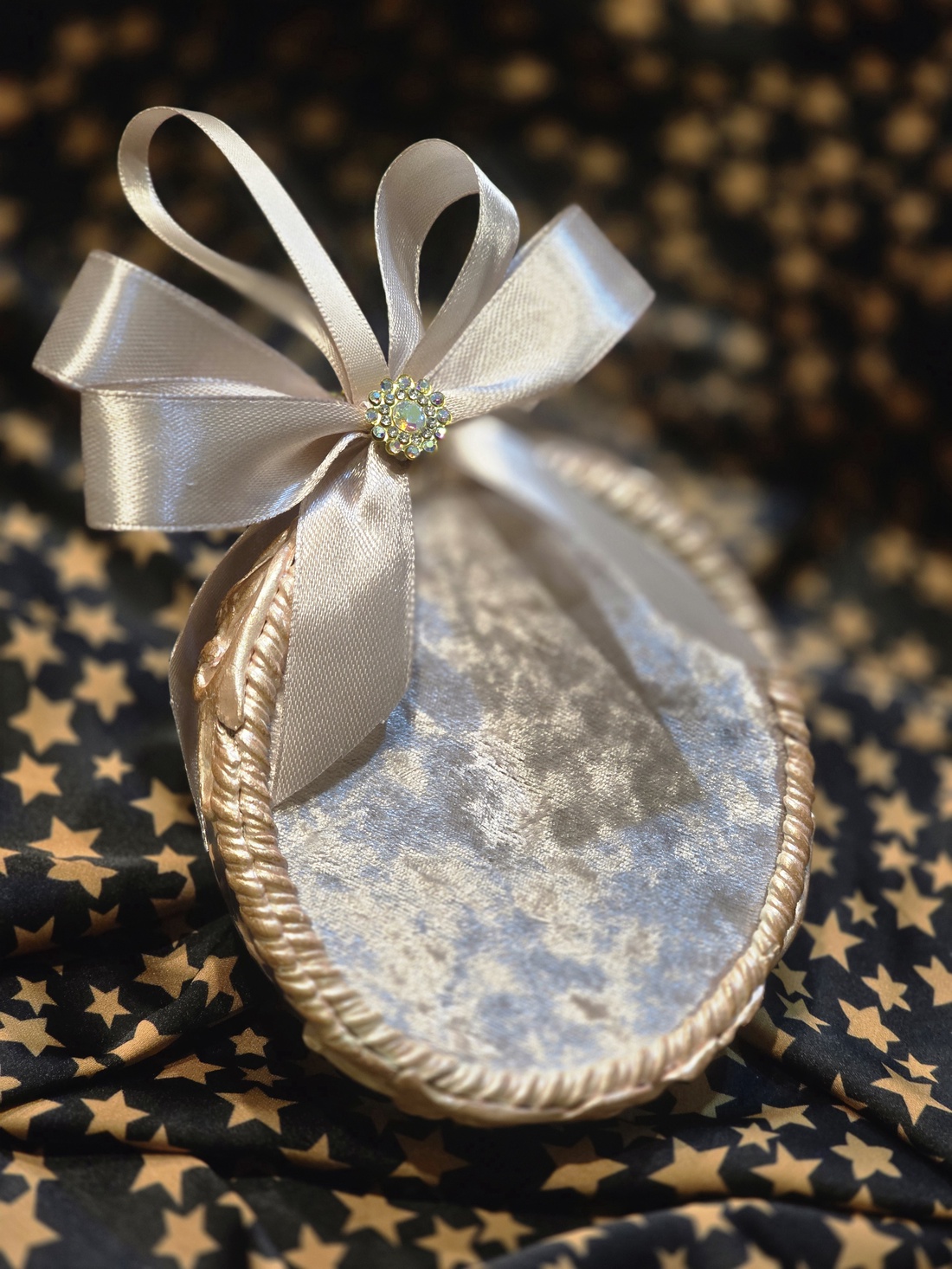 Glob catifea Santa's House - crăciun - accesorii cadou de crăciun - felicitări de crăciun - Artynos.ro