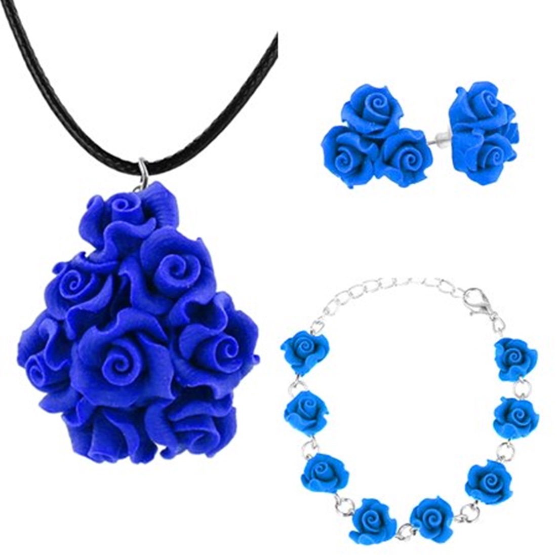 Set trandafiri  - bijuterii - seturi de bijuterii - Artynos.ro